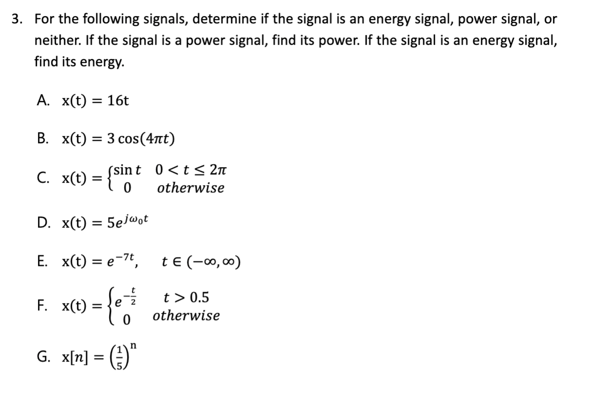 Solved SHOW ALL THE STEPS AND USE THE GIVEN FORMULA FOR ALL | Chegg.com