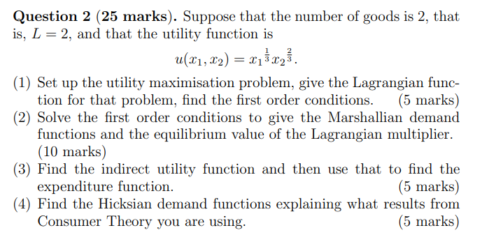 Solved Question 2 (25 marks). Suppose that the number of | Chegg.com