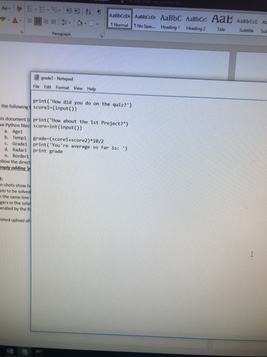 Solved Can some one fix the code to make them look like cmd | Chegg.com