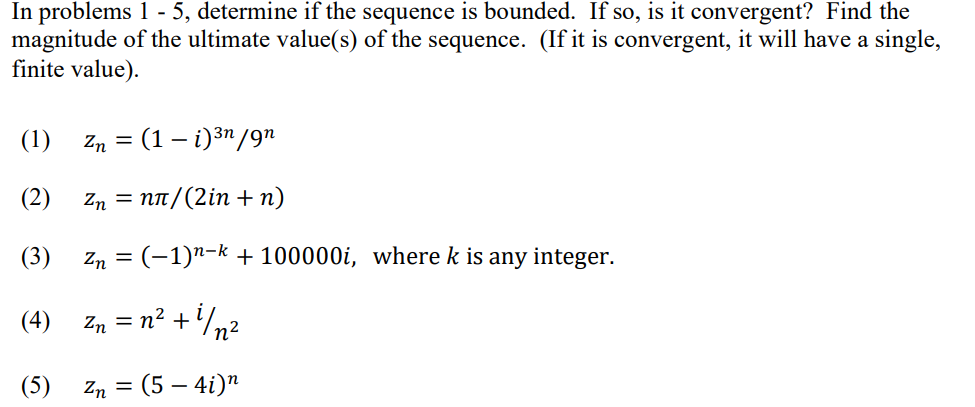 5. * In the following sequence of problems, we will