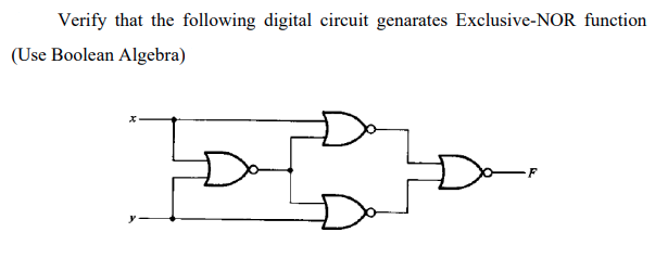 Solved Verify that the following digital circuit genarates | Chegg.com