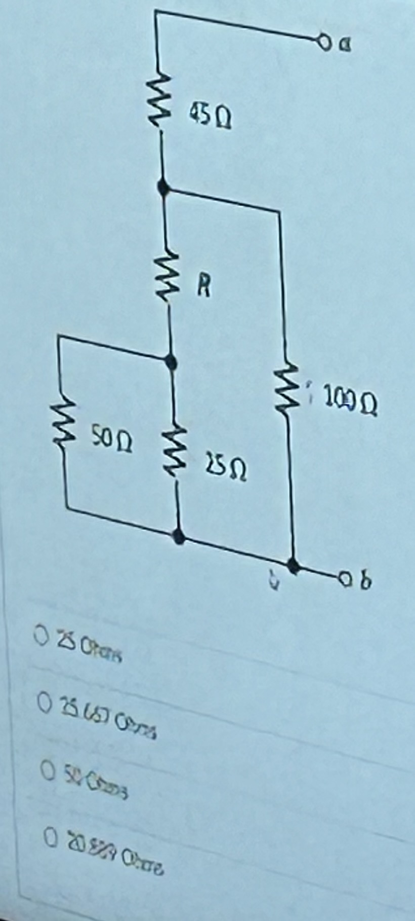 Solved Calculate The Equivalent Resistance Between The | Chegg.com