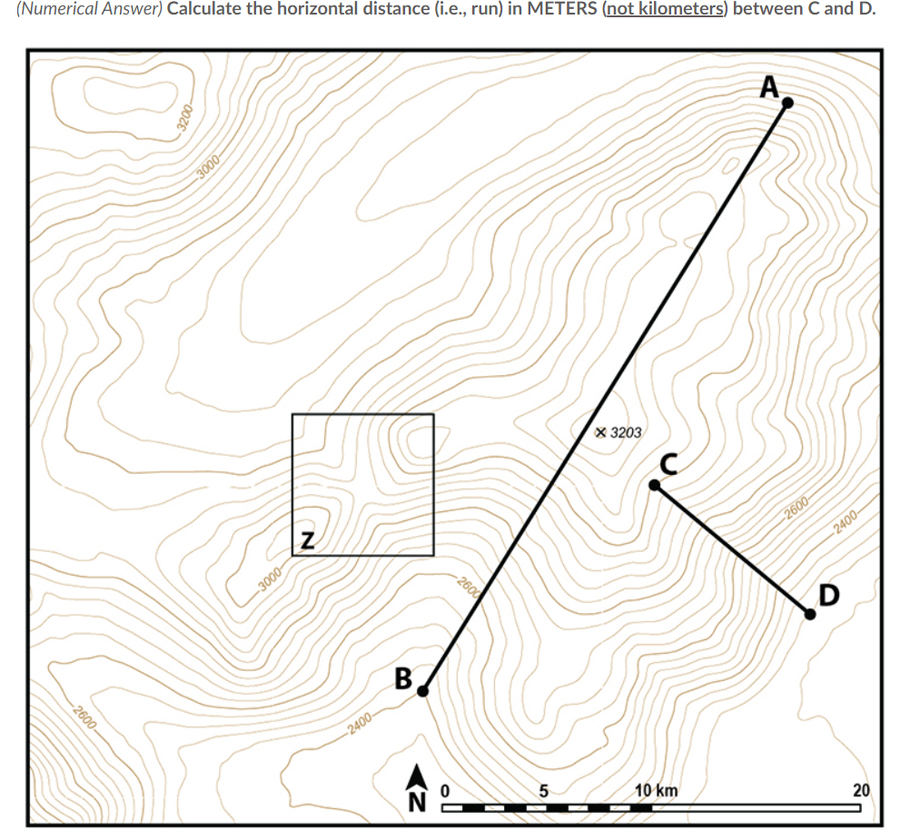 Solved To calculate slope, you need to find the rise and the | Chegg.com