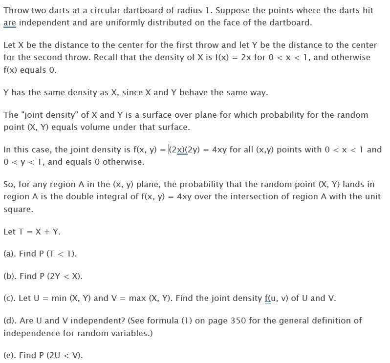 solved-throw-two-darts-at-a-circular-dartboard-of-radius-1-chegg