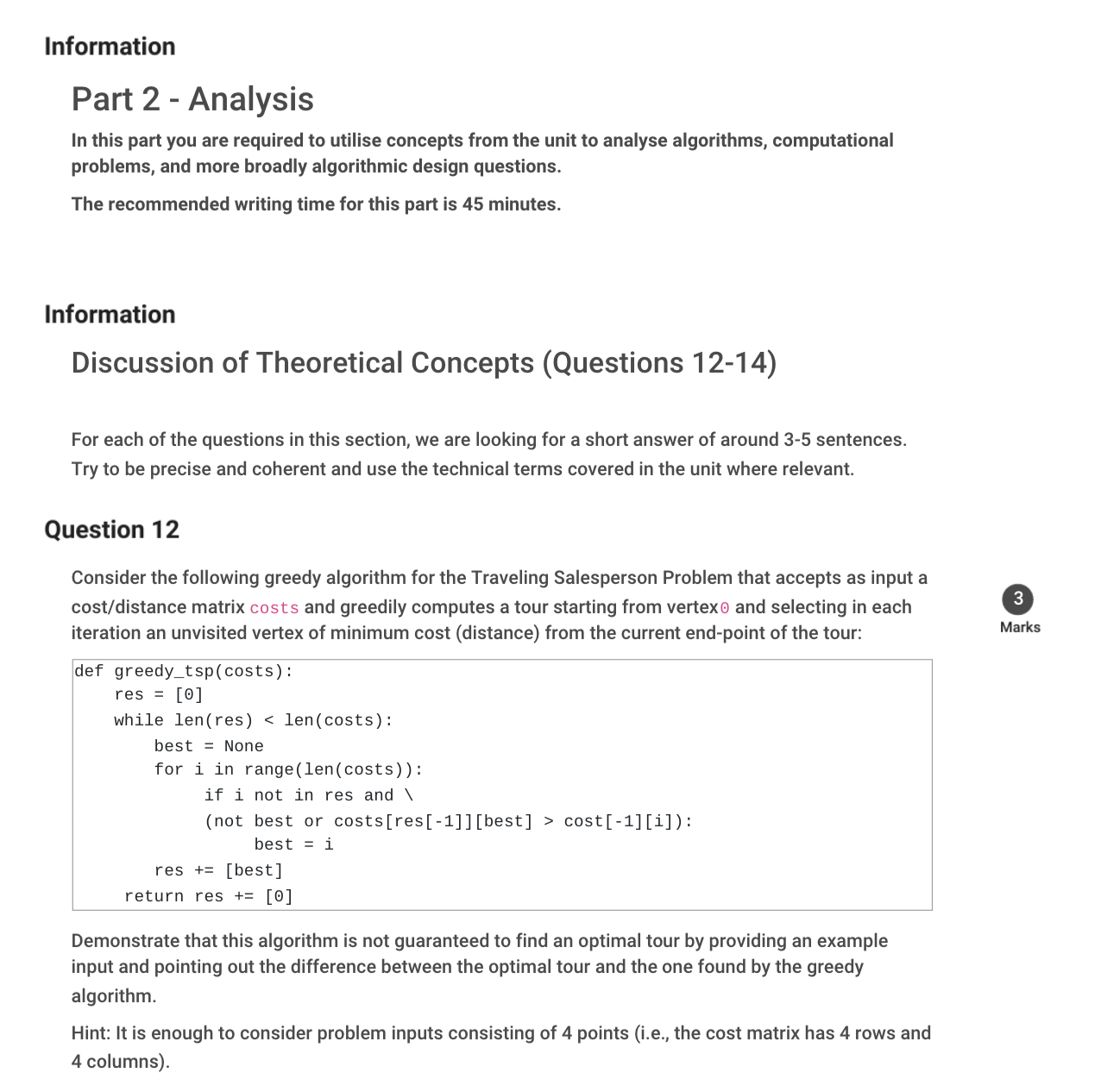 Solved Part 2 - Analysis In This Part You Are Required To | Chegg.com