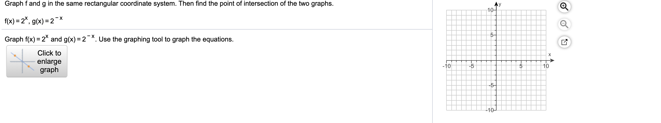 Solved Graph fand g in the same rectangular coordinate | Chegg.com