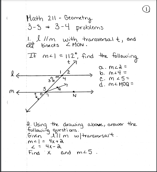 geometry 3 3 homework answers