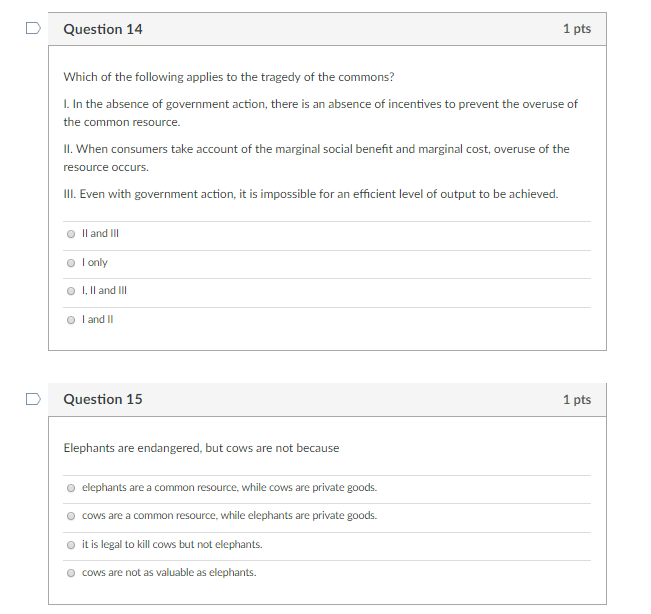 Solved D Question 14 1 pts Which of the following applies to | Chegg.com