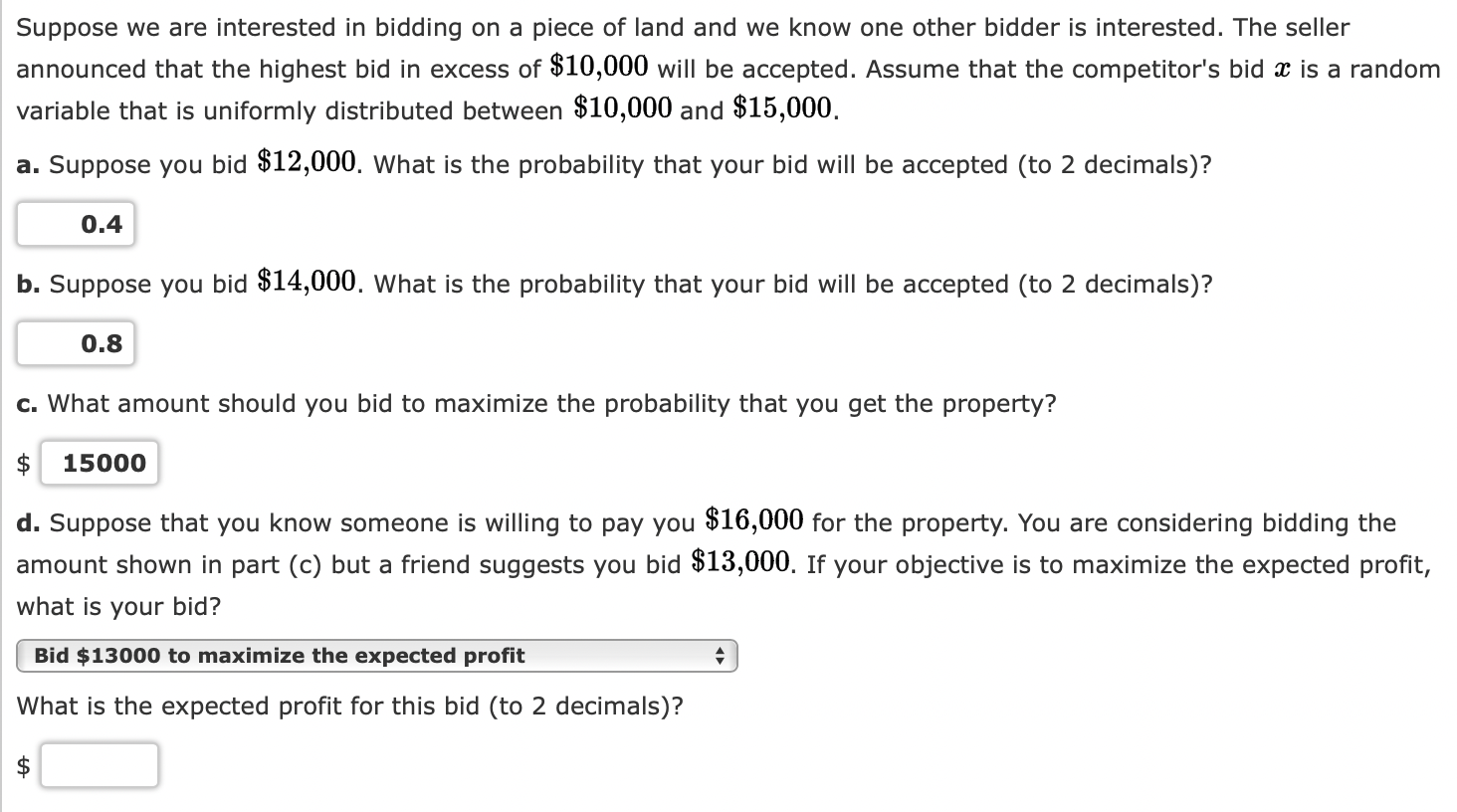 Solved Please help me answer part d specifically! I already | Chegg.com