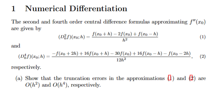 solved-1-numerical-differentiation-the-second-and-fourth-chegg