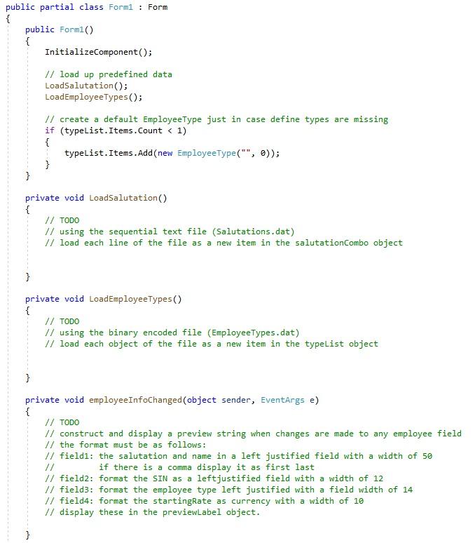 Using the supplied working example and the Visual | Chegg.com