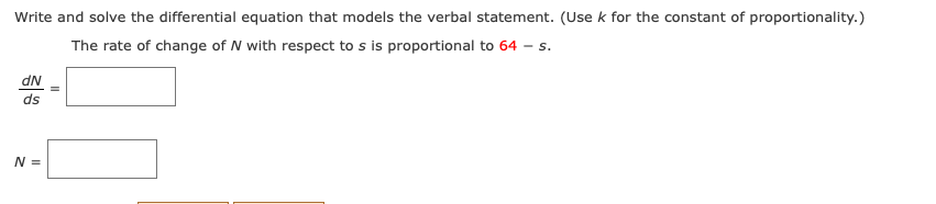 Solved Write and solve the differential equation that models | Chegg.com