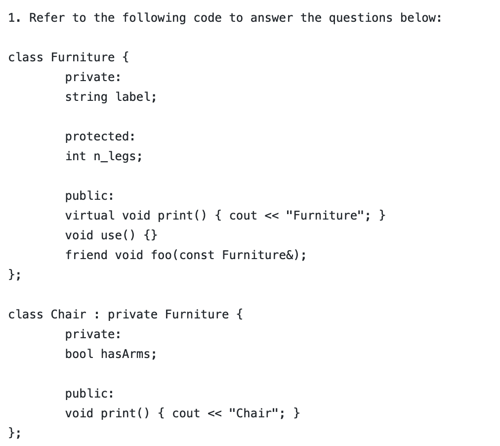 Solved Note: Use C++ Language. Please answer all. It's a | Chegg.com