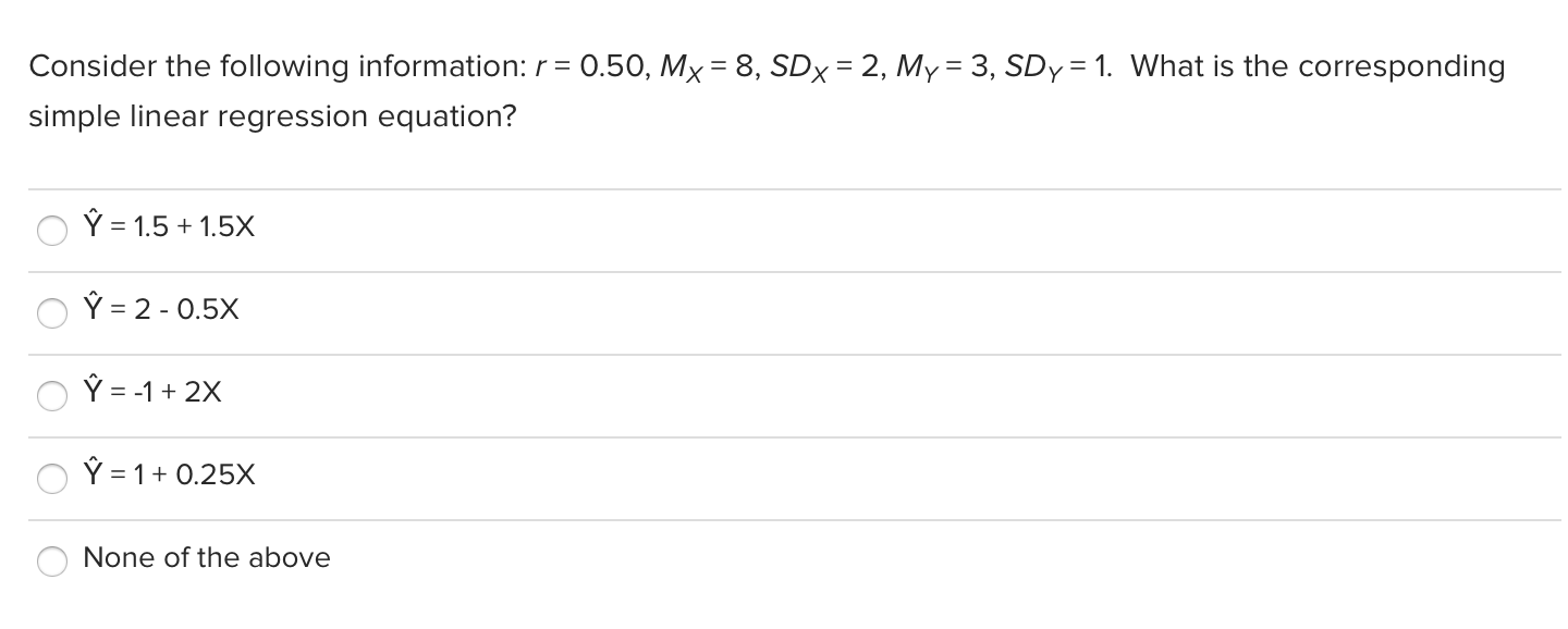 Solved Consider The Following Information R 0 50 Mx Chegg Com