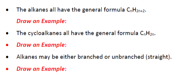 Solved - The Alkanes All Have The General Formula CnH2n+2. | Chegg.com