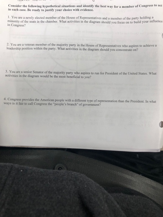 WHAT CONGRESS DOES AND WHY IT MATTERS Exercises