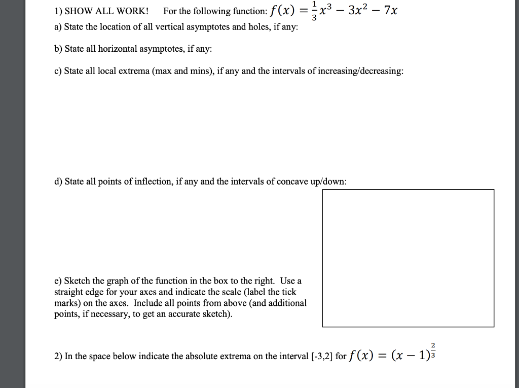 Solved PLEASE HELP WITH ALL OF QUESTION 1 A,B,C,D AND E | Chegg.com