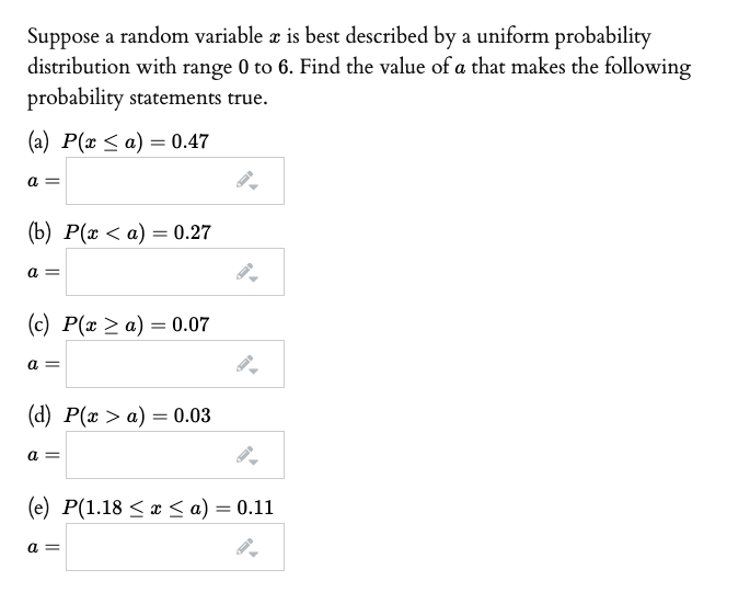 Solved Suppose a random variable x is best described by a | Chegg.com