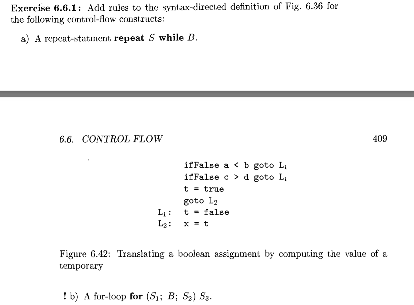 Solved Exercise 6.6.1: Add rules to the syntax-directed | Chegg.com