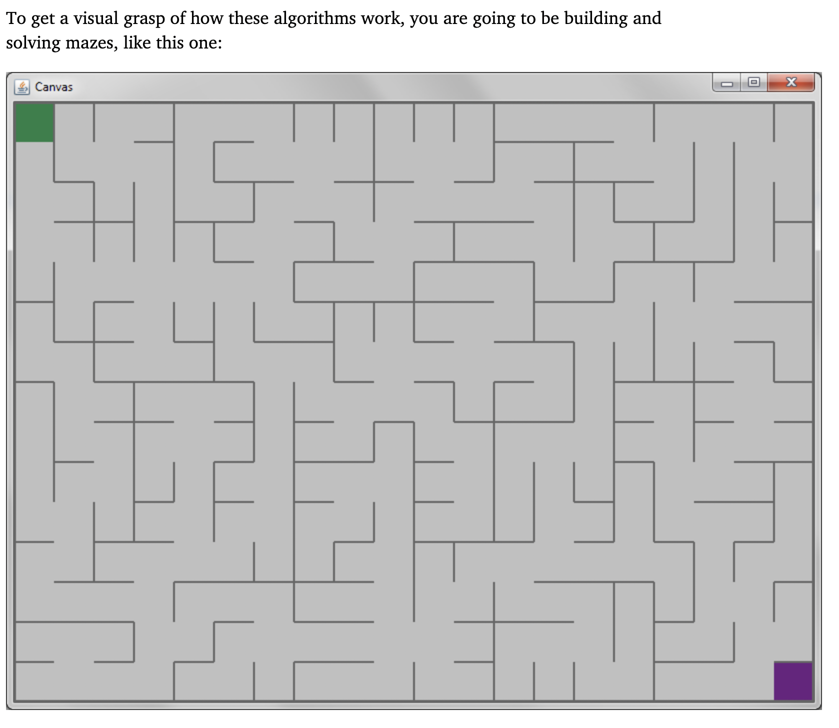 Currently stuck with building up the maze board | Chegg.com