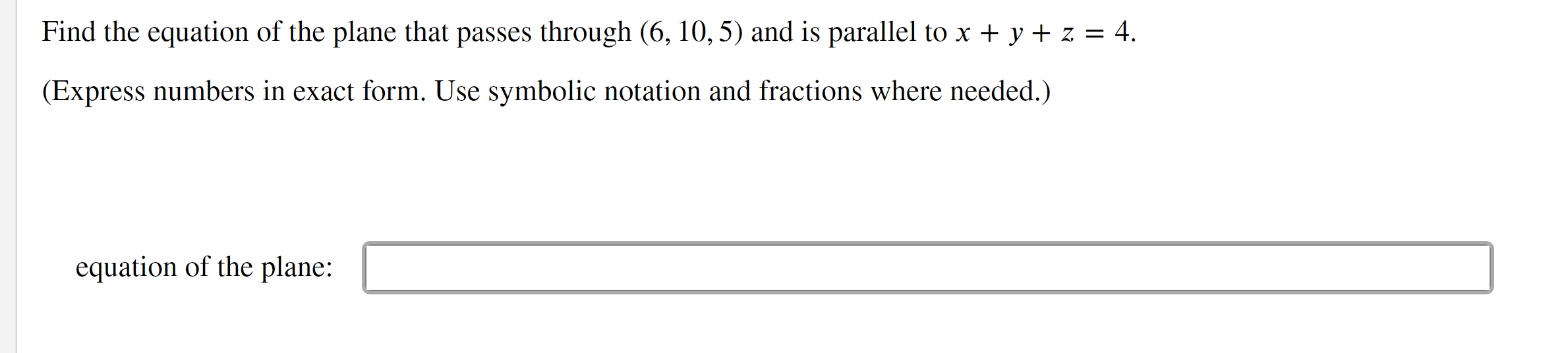 Solved Find the equation of the plane with normal vector n = | Chegg.com