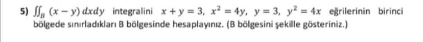 Solved English=Calculate The B Region Bounded By The Curves | Chegg.com