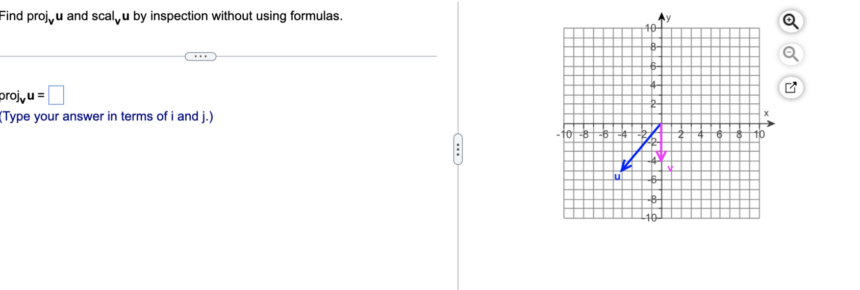 Solved Consider the vectors u=8i and v=8j. Sketch the | Chegg.com 
