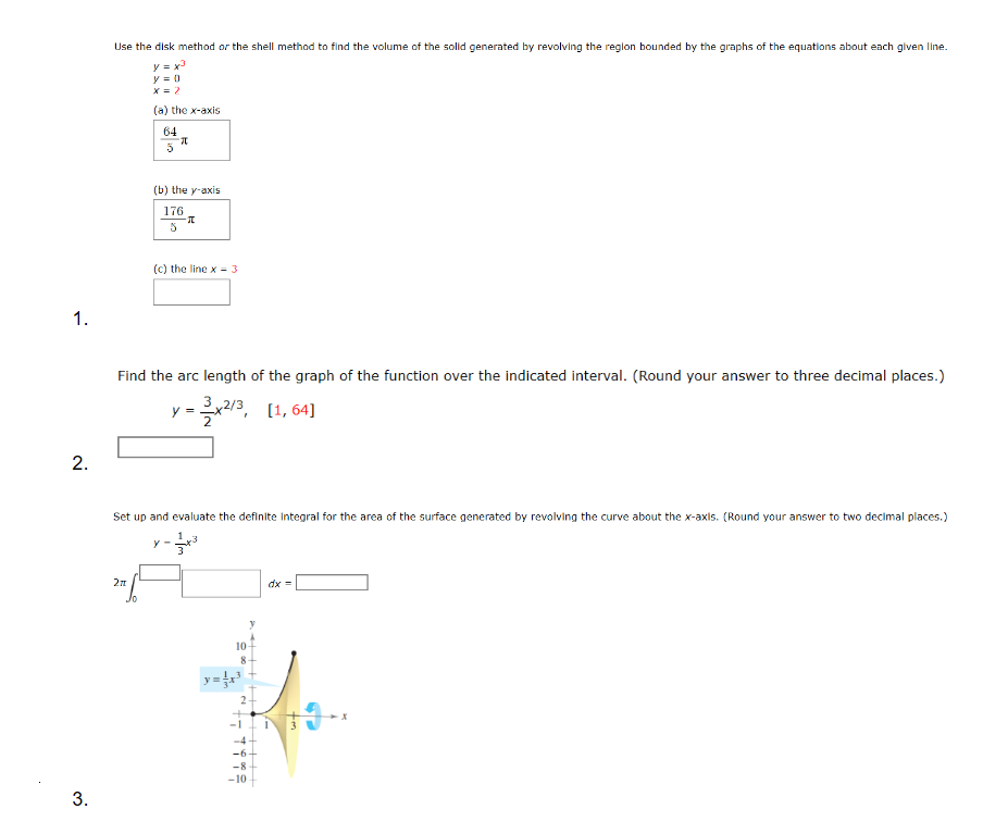 Solved Use the disk method or the shell method to find the | Chegg.com