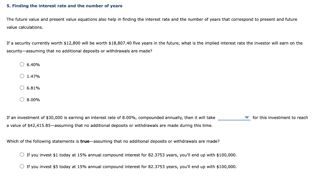 Solved Finding a present value is the reverse of finding a | Chegg.com