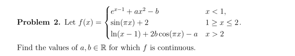 Solved Problem 2. Let | Chegg.com