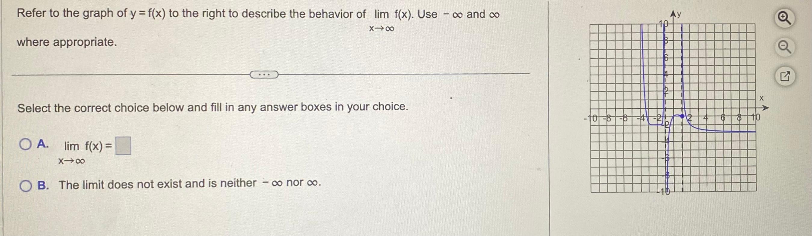 Solved Refer to the graph of y = f(x) to the right to | Chegg.com