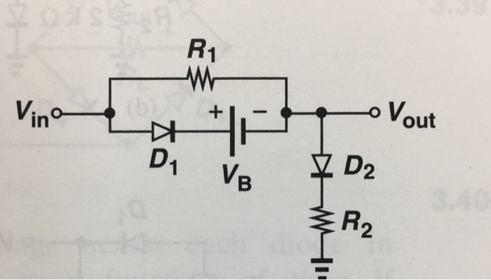 Solved Plot The Input/output Characteristic Circuits Of The | Chegg.com