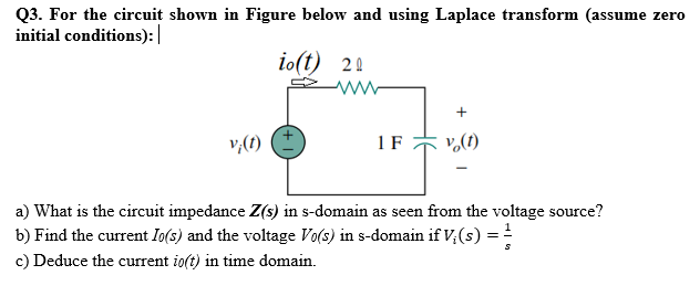 Solved Q3. For the circuit shown in Figure below and using | Chegg.com