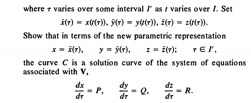 Solved Dz 2 1 9 Let C Be An Integral Curve Of The Vecto Chegg Com