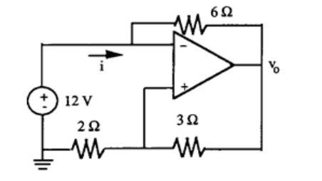 Solved In The Following Circuit, Find A) V 0 And B) The | Chegg.com