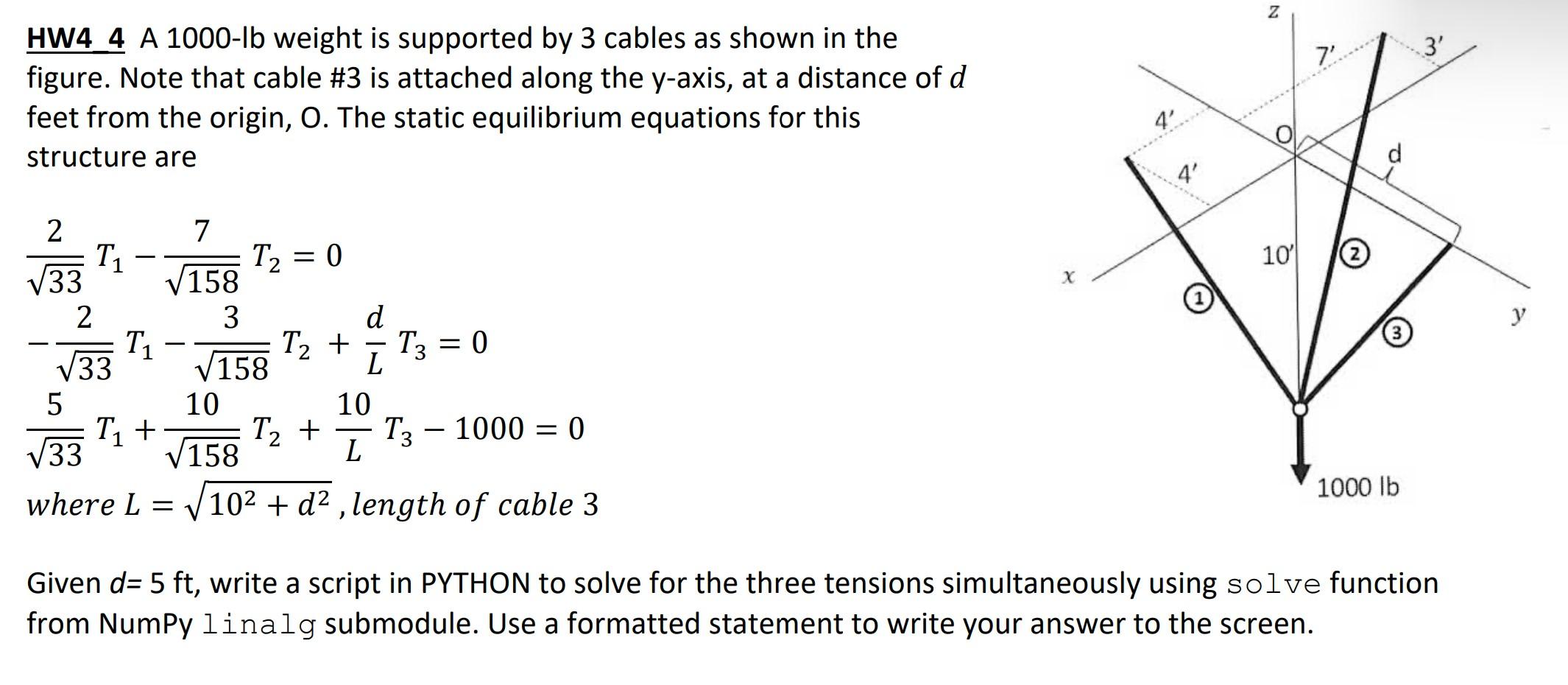 Solved Use PYTHON coding to complete this question.Use | Chegg.com