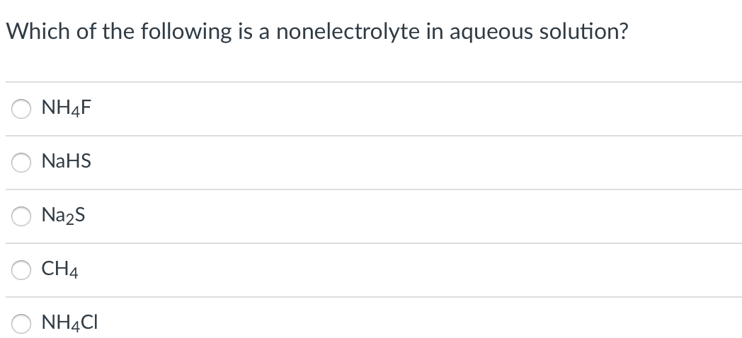 solved-which-of-the-following-is-a-nonelectrolyte-in-aqueous-chegg