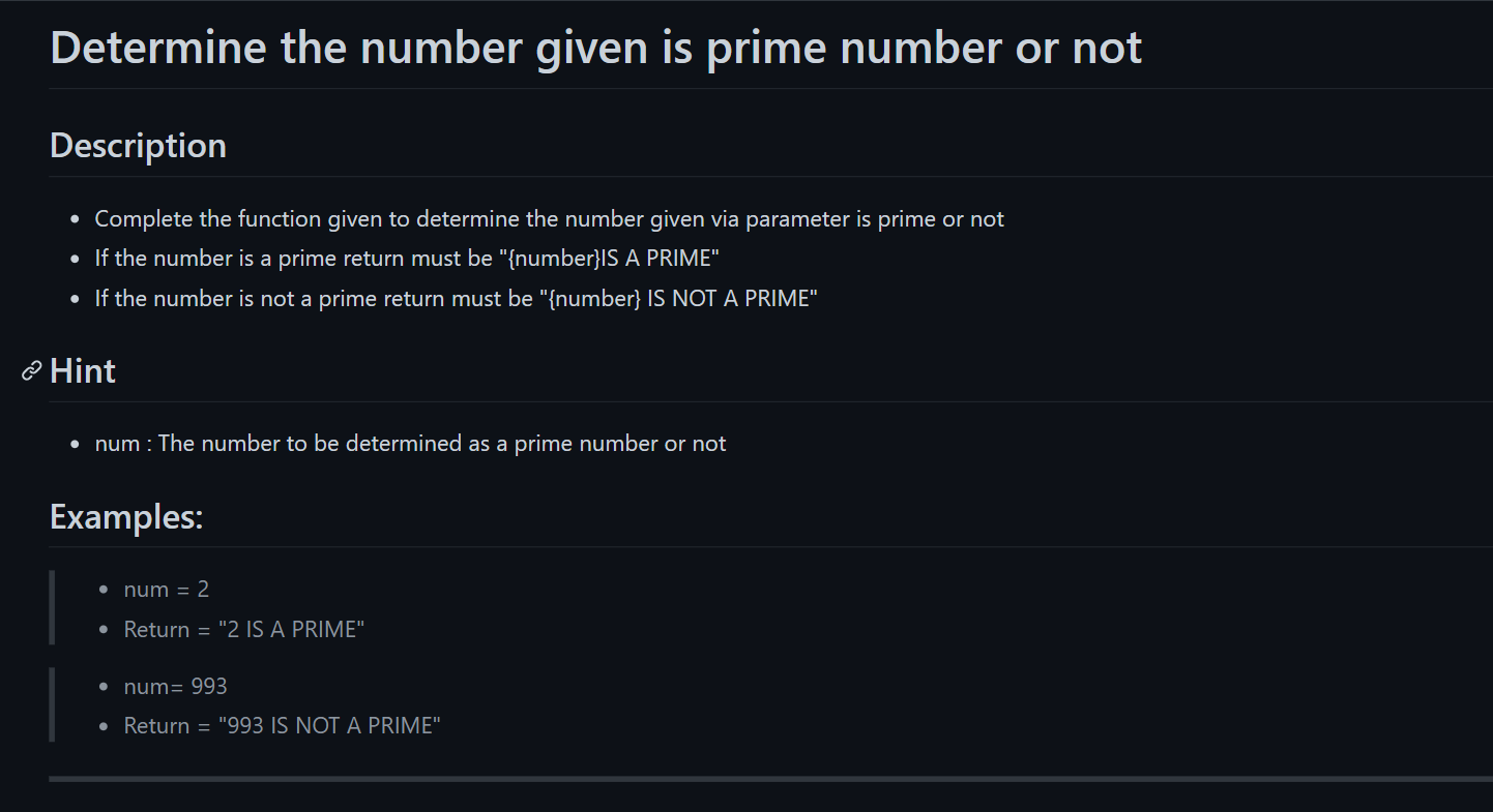 determine whether a given number is prime or not