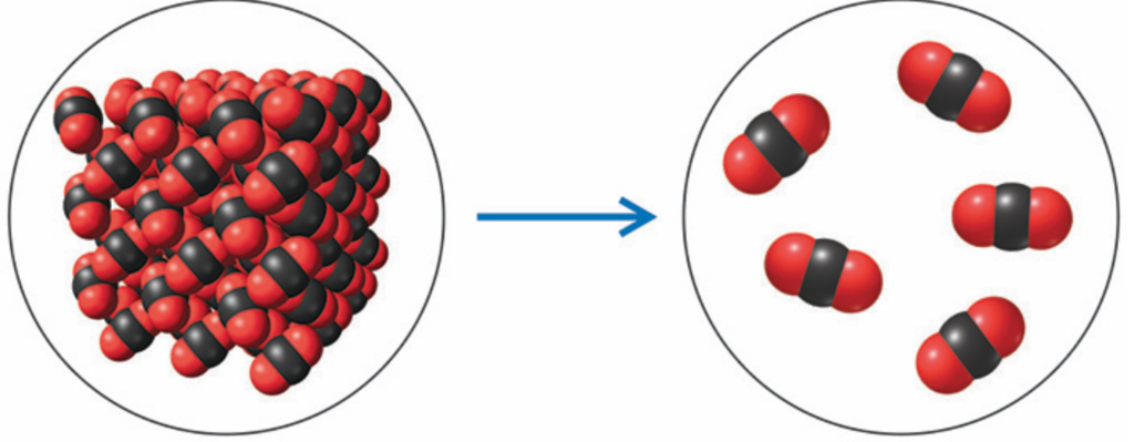 Solved a) Does the model demonstrate a physical or chemical | Chegg.com