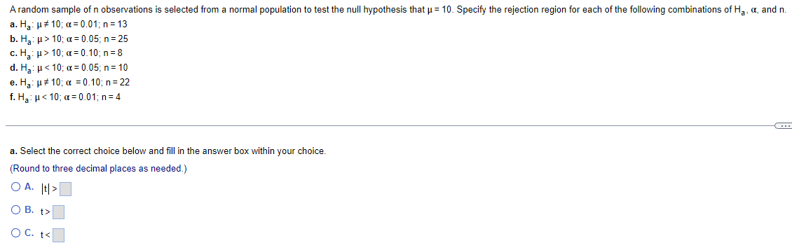 Solved A random sample of n observations is selected from a | Chegg.com