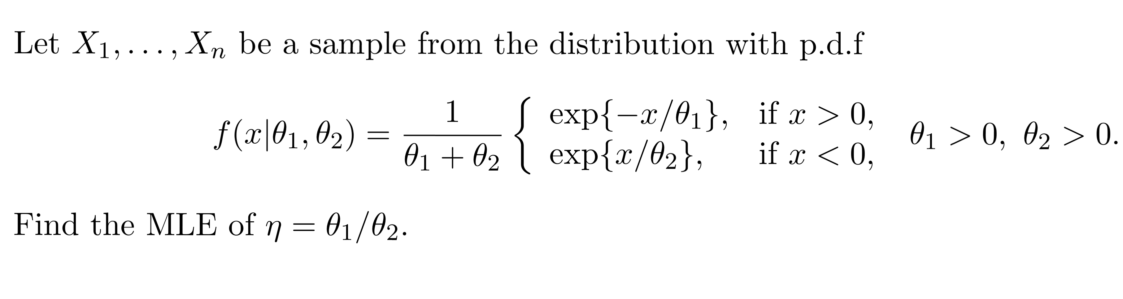 Let X1 Be A Sample From The Distribution Chegg Com