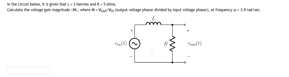 Solved In the circuit below, it is given that L=3 henries | Chegg.com