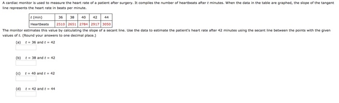 Solved A cardiac monitor is used to measure the heart rate | Chegg.com