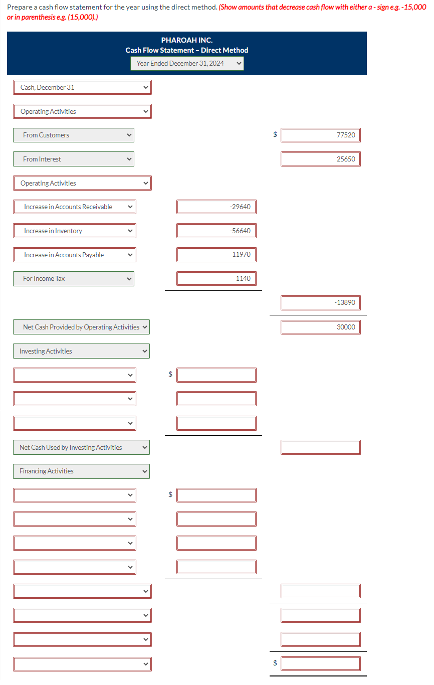 Solved Presented below is the comparative balance sheet for | Chegg.com