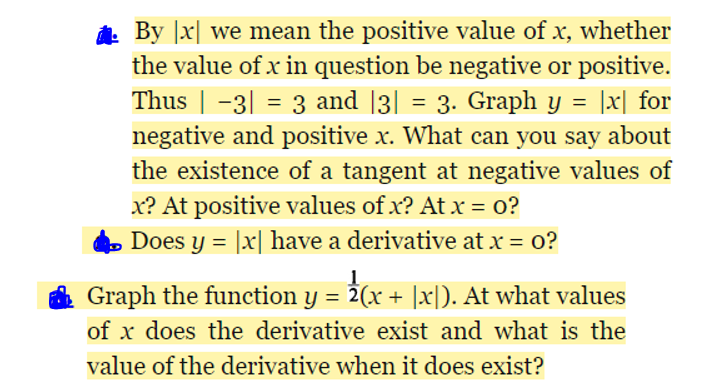 Solved By ∣x∣ we mean the positive value of x, whether the | Chegg.com