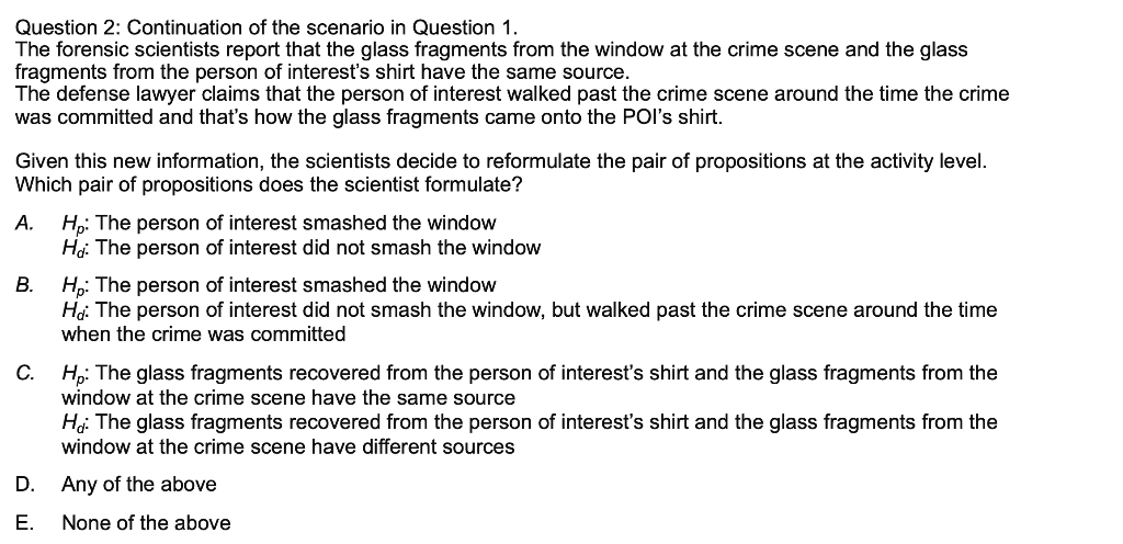 Solved Question 2 Continuation Of The Scenario In Question 7914