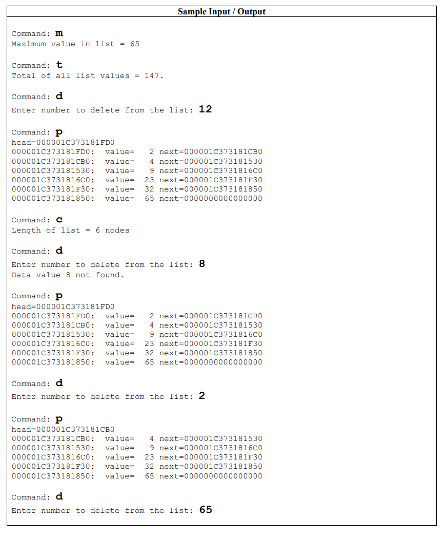 Solved Class Specification File (IntList.h) In the IntList.h | Chegg.com