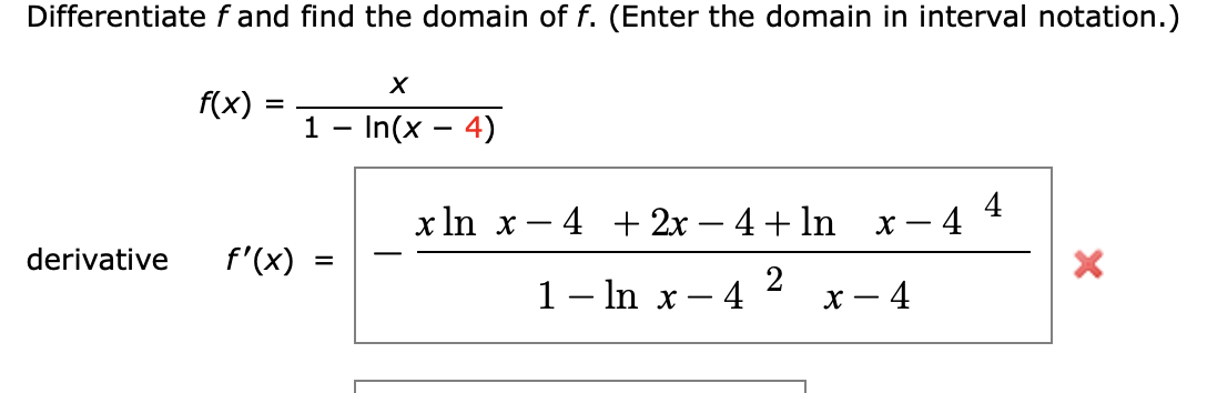 antiderivative of ln x 4