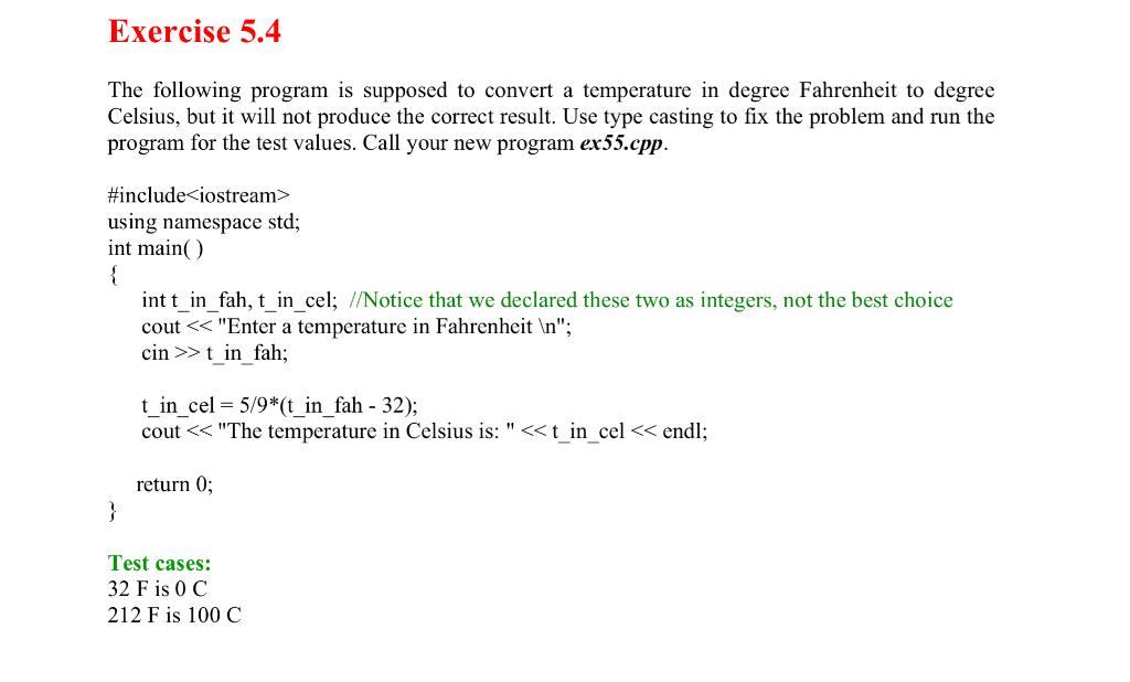 Solved The following program is supposed to convert a