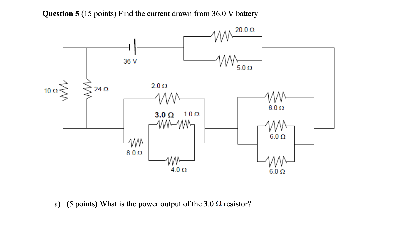 Solved Question 2: (12 Points): Six Identical Capacitors C=3 | Chegg.com